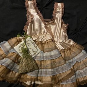 Vintage couture baby girl dress